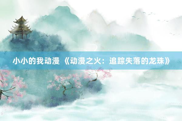 小小的我动漫 《动漫之火：追踪失落的龙珠》